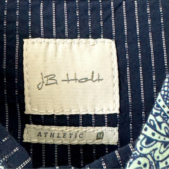 JB Holmes Men’s Athletic Button Up Shirt| Size Medium - Picture 4 of 4